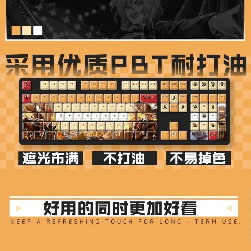 Gaming Keyboard Mechanical - Thema Spel Mechanisch Toetsenbord Keycap 122