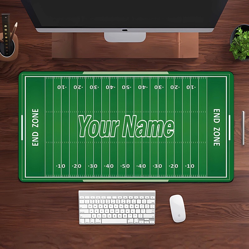 Gaming Keyboard Name - Aangepaste naam American Football Field Desk