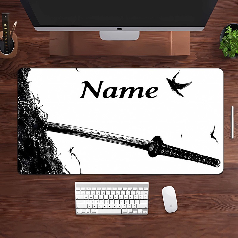 Gaming Keyboard Name - Wanderer Thema Aangepaste naam bureaumat, antislip