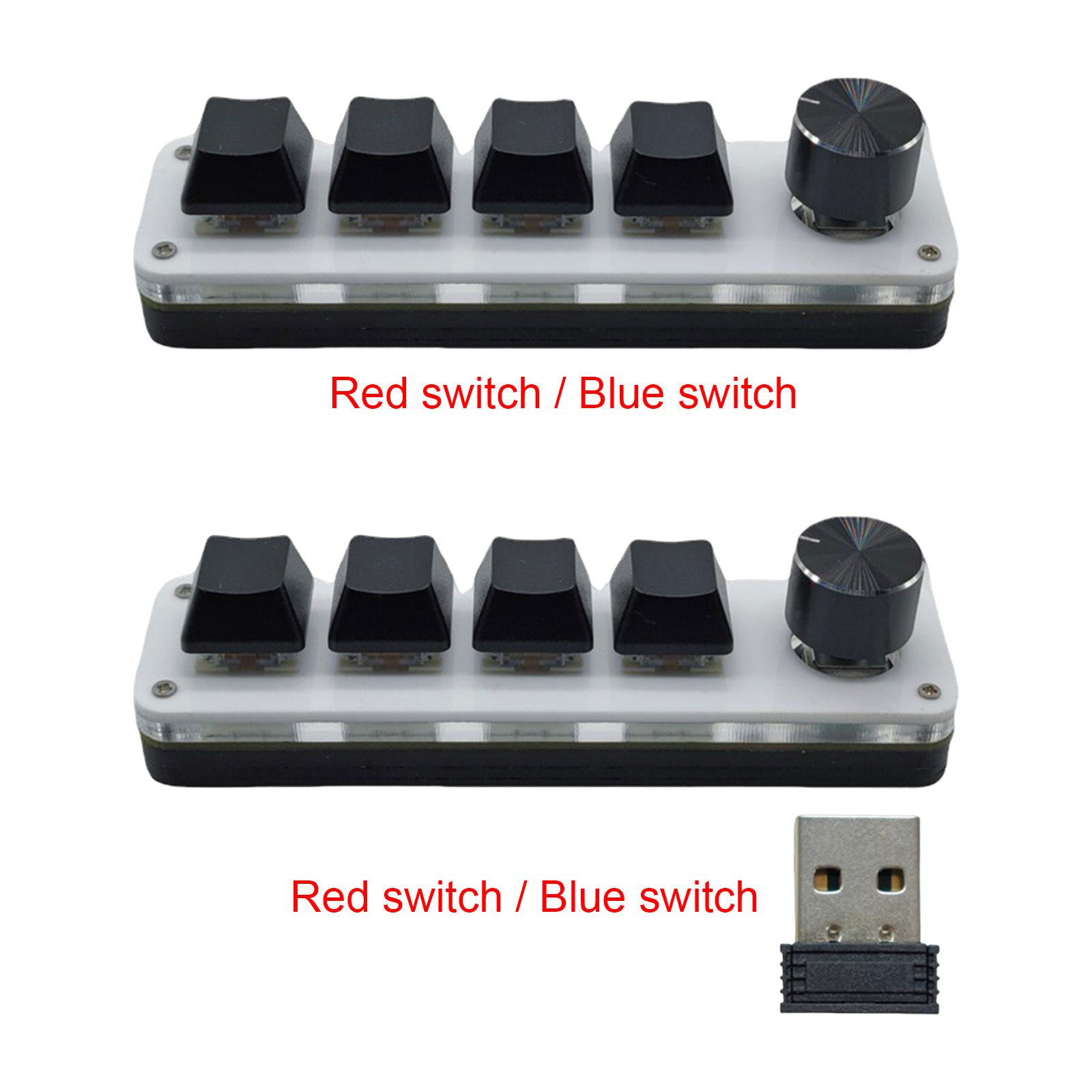 Gaming Keyboard Bluetooth - Aangepast Toetsenbord Mini Gaming Toetsenbord 4