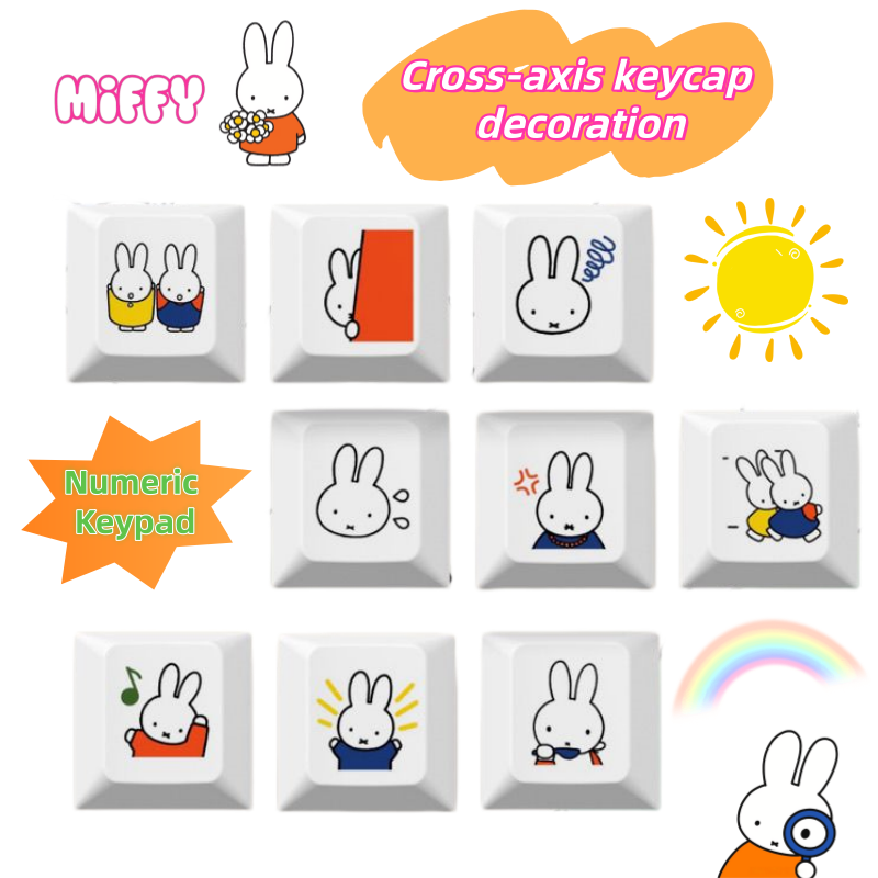 Nieuwe Miffy konijn cartoon sc - Gaming Keyboard Mechanical recensie en prijs