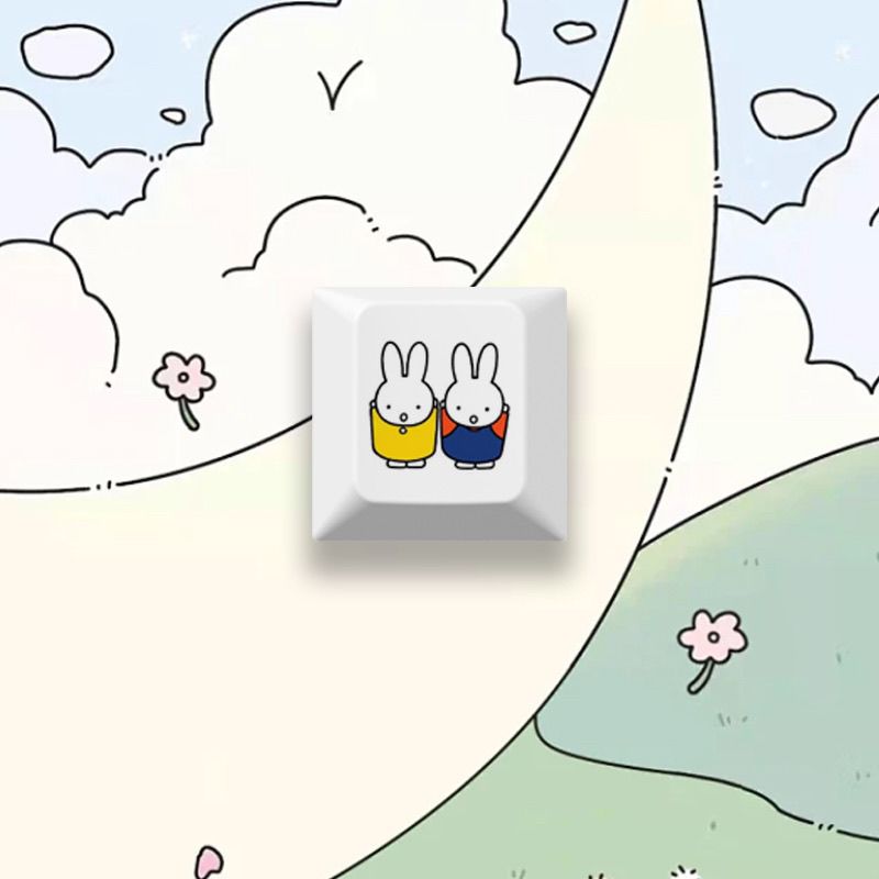 Nieuwe Miffy konijn cartoon sc - Gaming Keyboard Mechanical recensie en prijs