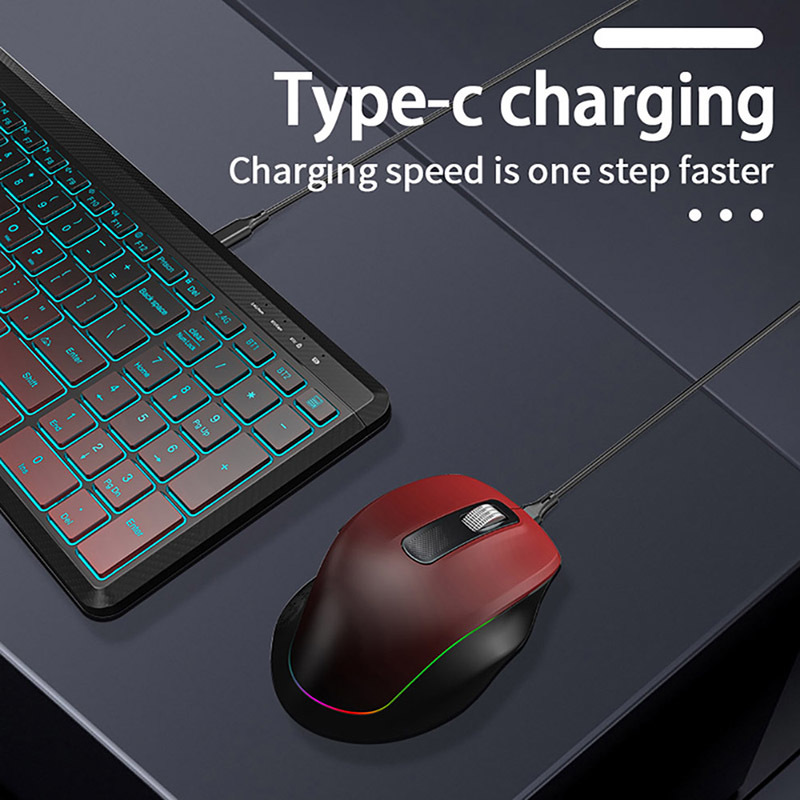 Rgb Backlit Stille Draadloze T - Gaming Keyboard And Mouse Combo Wireless recensie en prijs