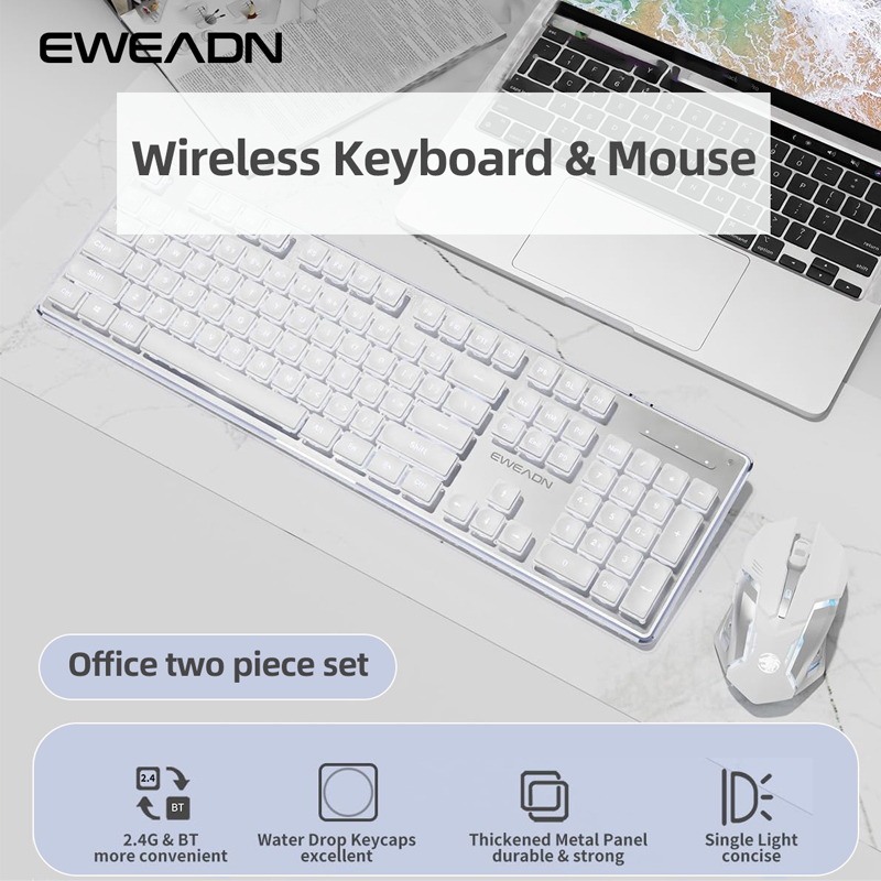 EWEADN V3 draadloze Silent Off - Gaming Keyboard And Mouse Combo Wireless recensie en prijs