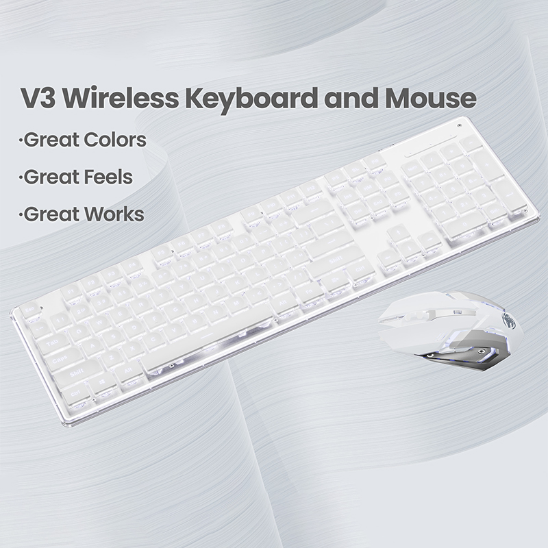 EWEADN V3 draadloze Silent Off - Gaming Keyboard And Mouse Combo Wireless recensie en prijs