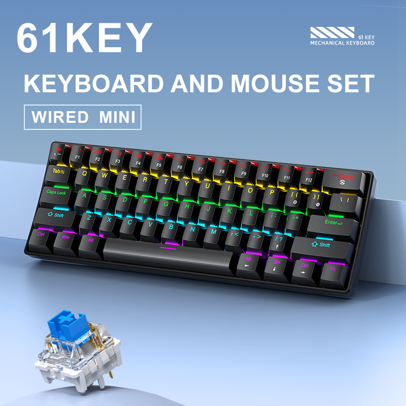 APAYADO K61 Mini mechanisch to - Gaming Keyboard Thocky recensie en prijs