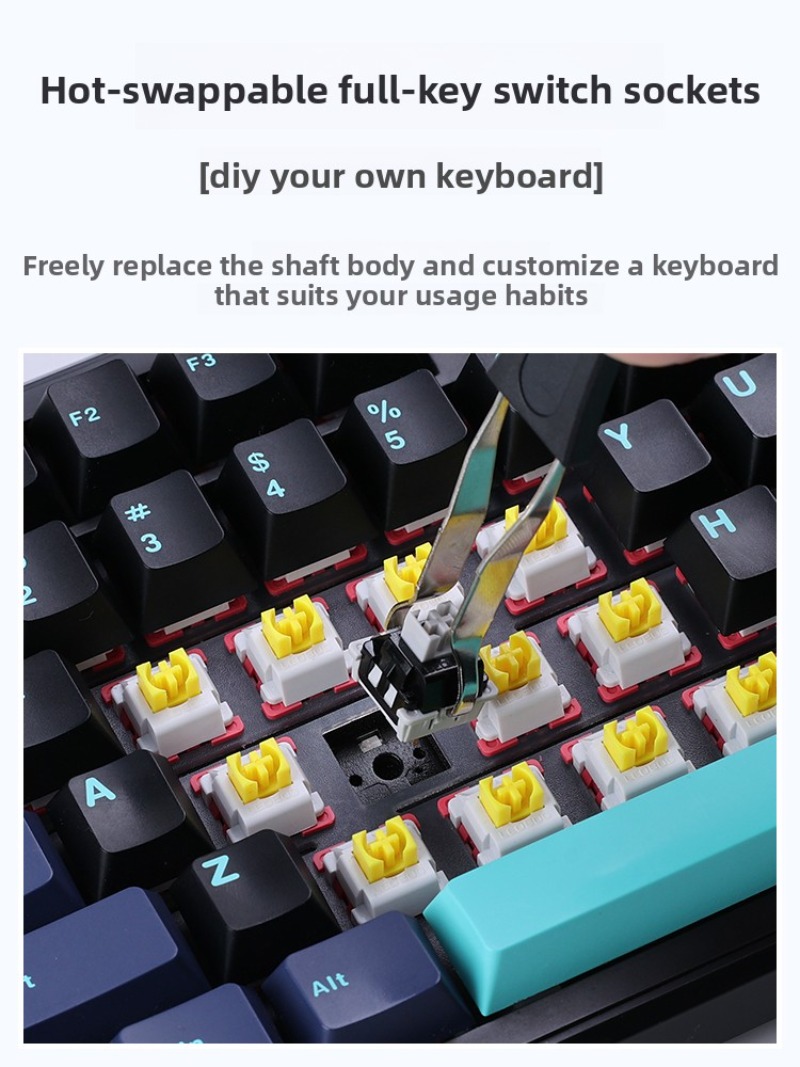 AULA F87 Pro Draadloos mechani - Gaming Keyboard Thocky recensie en prijs