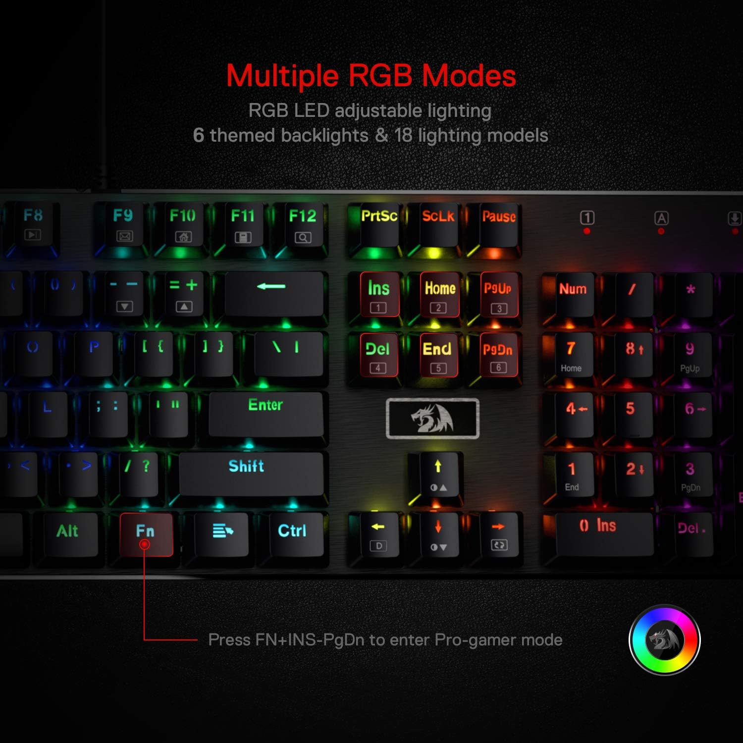 Redragon K556 Rgb Led-Achtergr - Gaming Keyboard No Noise recensie en prijs