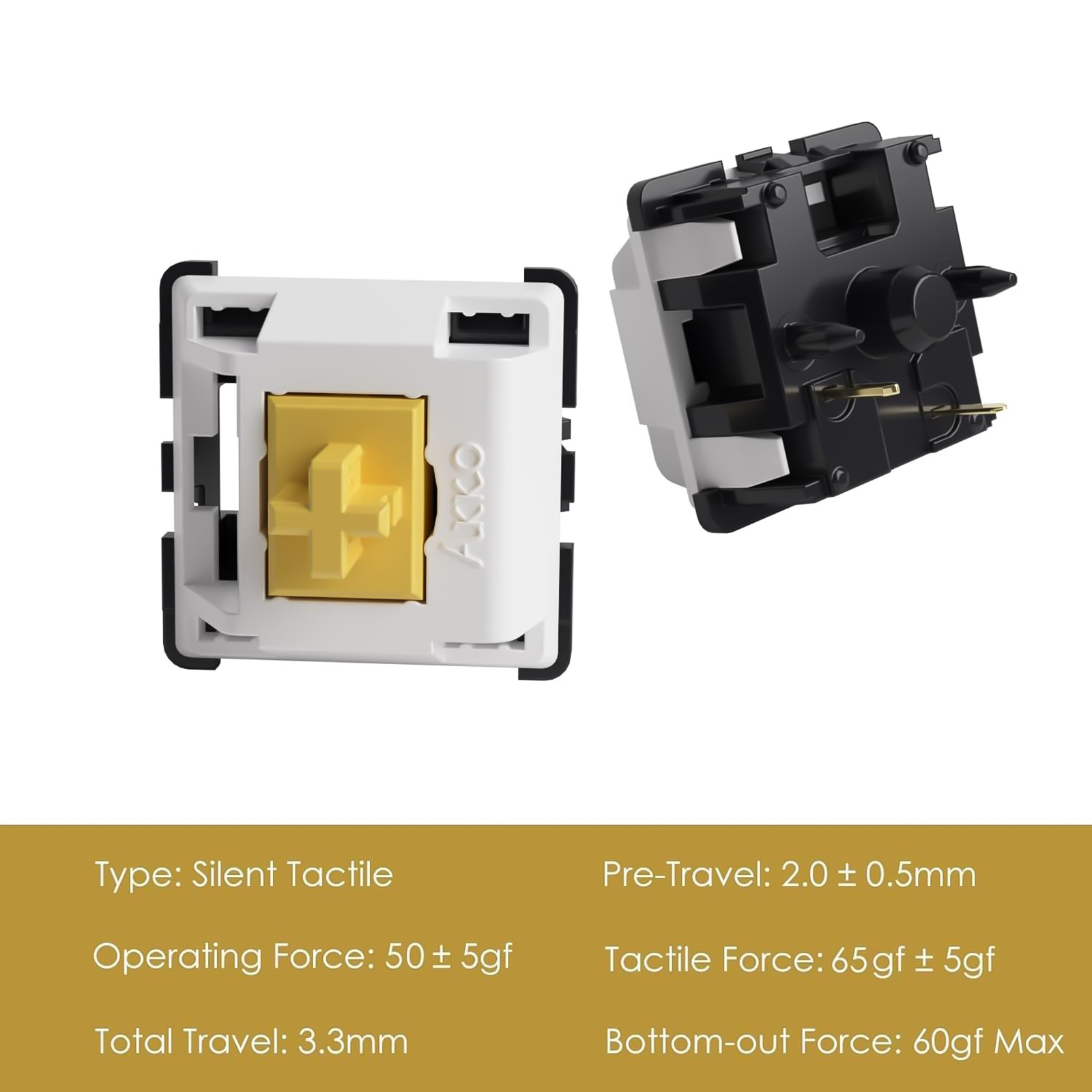 Akko Penguin Switch 5-pins 50g - Mechanical Switch Tester recensie en prijs