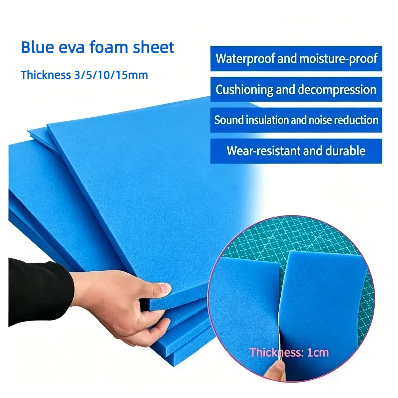 1pc Dikte 3/5/10/15mm Blauw EV - Pe Foam Sheet recensie en prijs