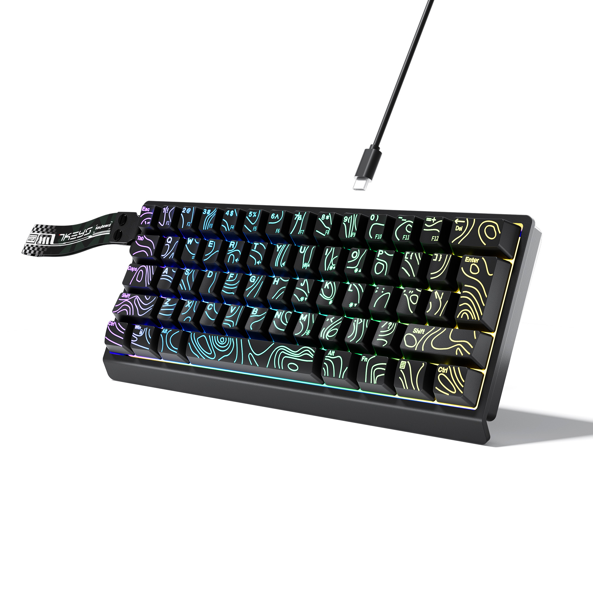 60% compact bedraad toetsenbor - Gaming Keyboard Thocky recensie en prijs