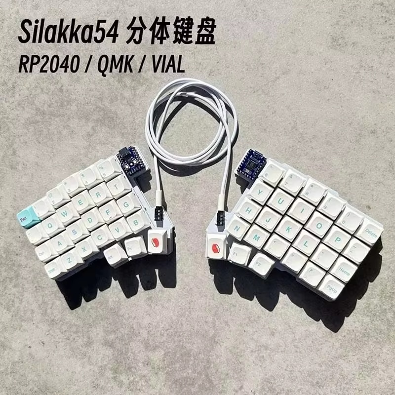 Silakka54 Ergonomisch gesplits - Gaming Keyboard Hand recensie en prijs