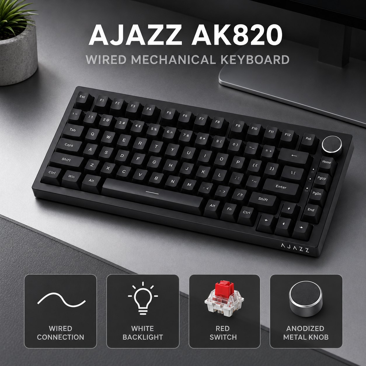 AJAZZ AK820 en AK820PRO mechan - Gaming Keyboard Budget recensie en prijs