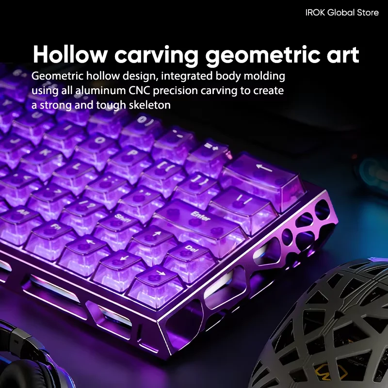 IROK MG63 Dual-core 63 toetsen - Gaming Keyboard Hot Swappable recensie en prijs