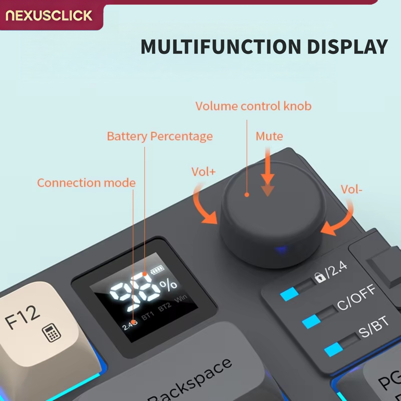 NexusClick Dual Mode Toetsenbo - Gaming Keyboard And Mouse Combo Wireless recensie en prijs