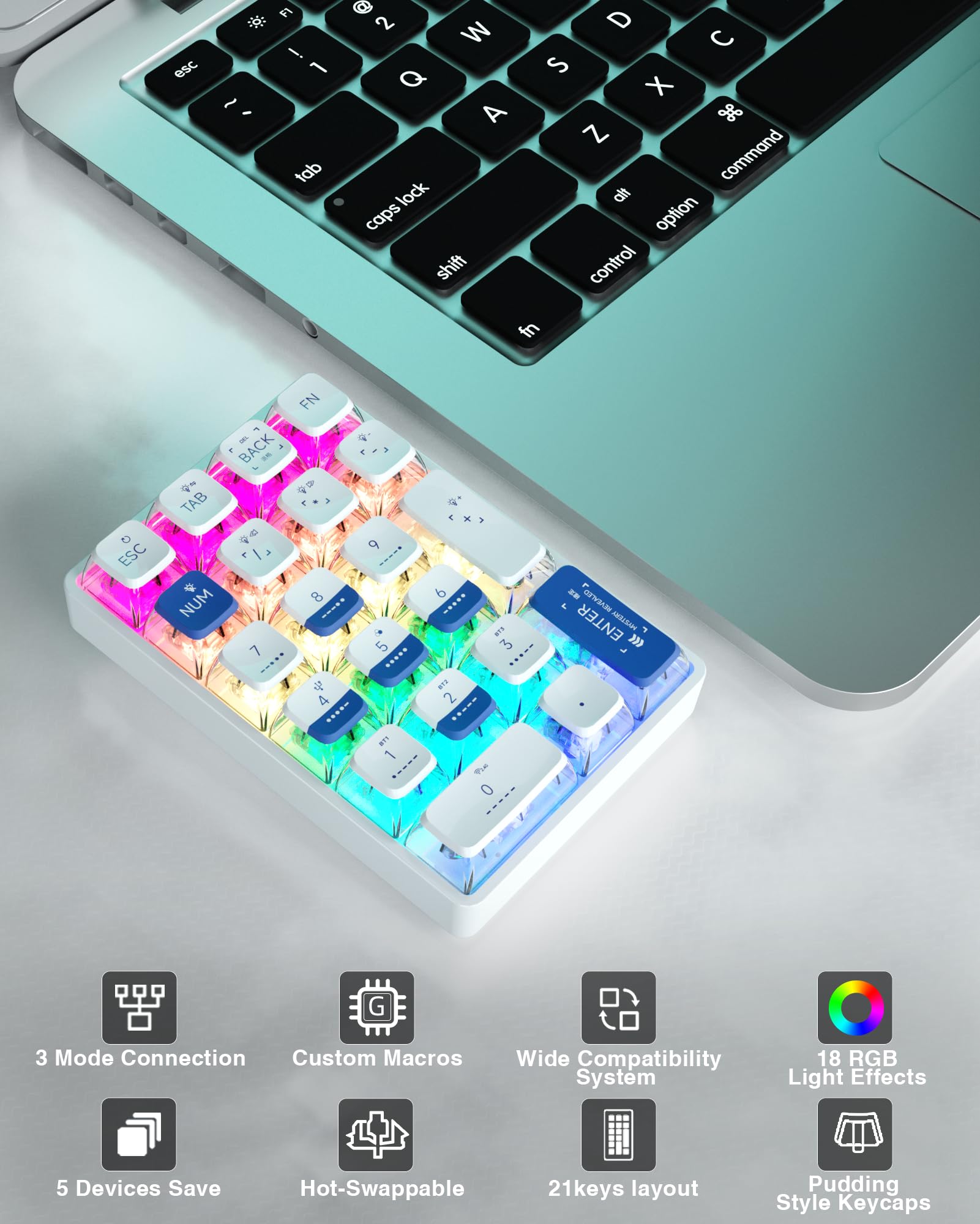 LEOBOG K21 Numpad-toetsenbord  - Gaming Keyboard Mechanical recensie en prijs
