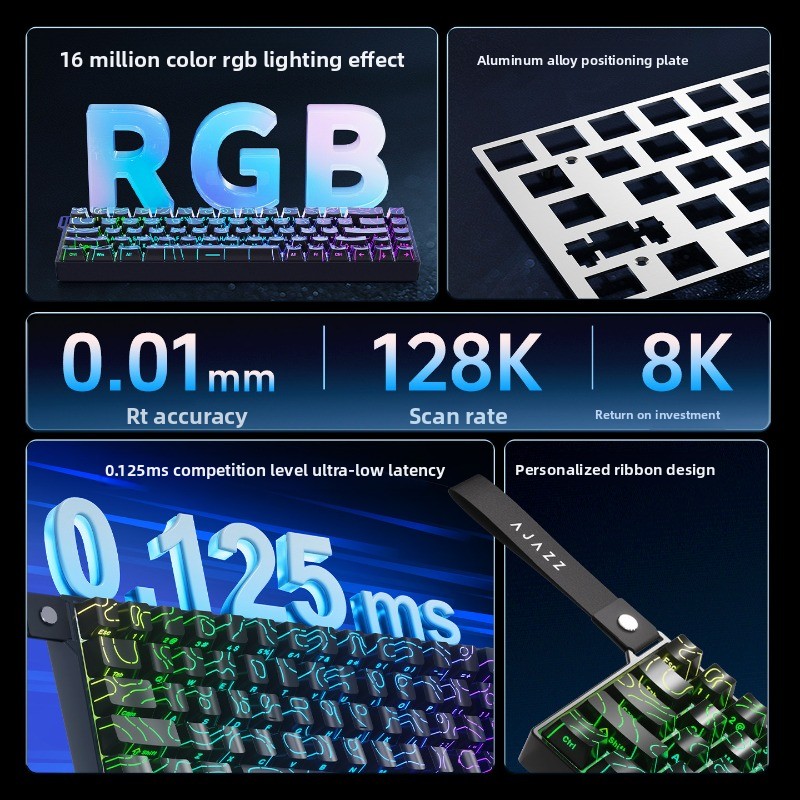 AJAZZ AK680 V2 Magnetische As  - Gaming Keyboard Hot Swappable recensie en prijs