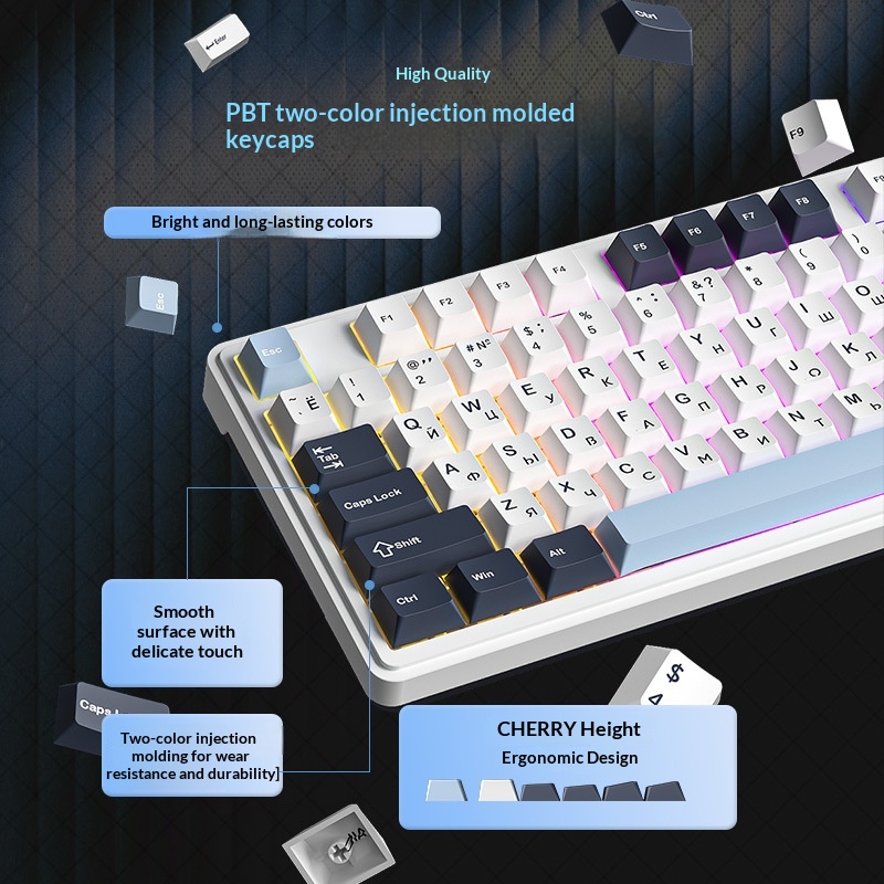 Furycube Rx75 Pro Tri Mode Rus - Gaming Keyboard Not Typing recensie en prijs
