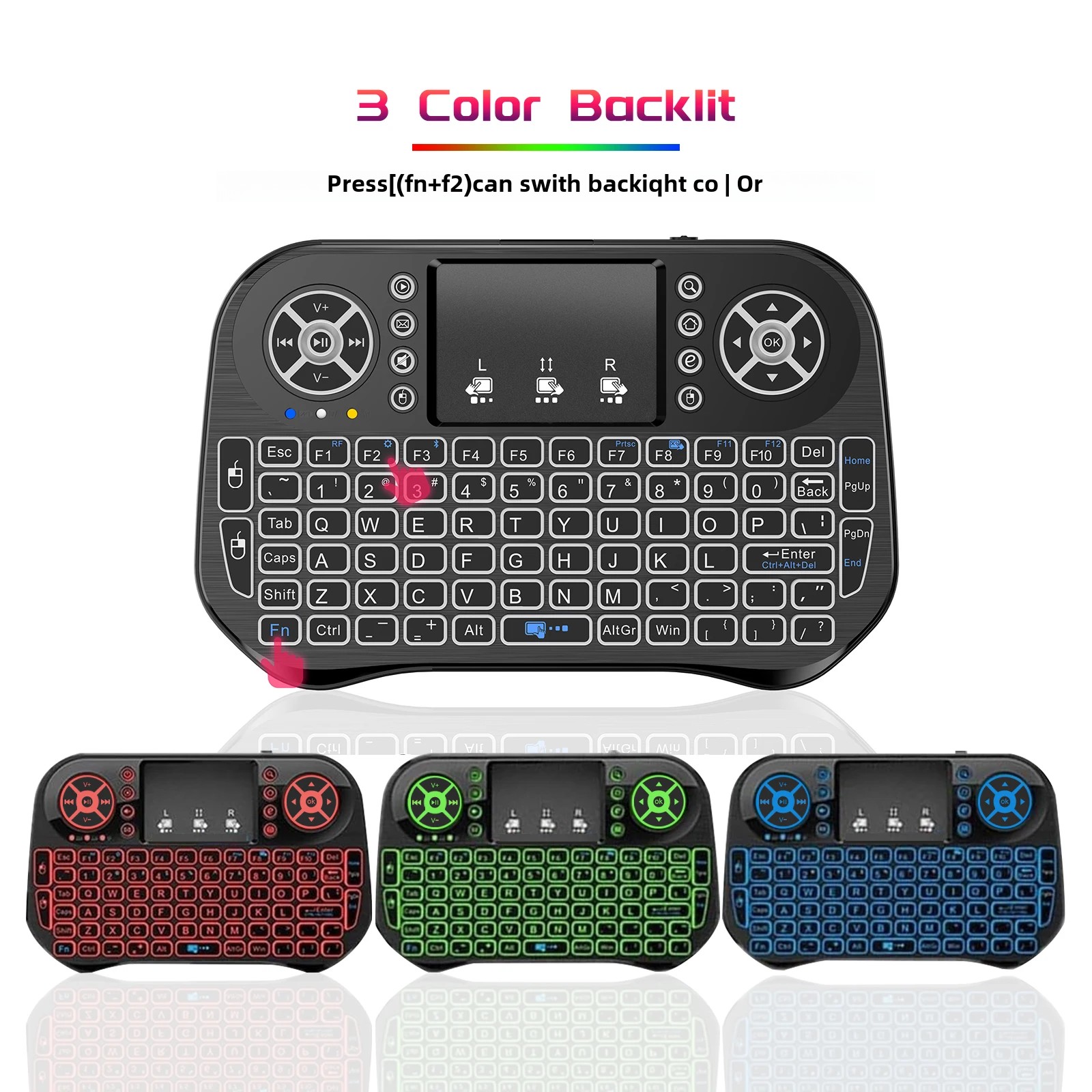 IPazzPort Mini draadloos toets - Gaming Keyboard Hand recensie en prijs