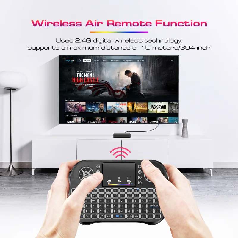 IPazzPort Mini draadloos toets - Gaming Keyboard Hand recensie en prijs
