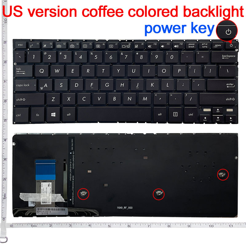 Nieuwe US laptop Zwart toetsen - Gaming Keyboard Backlit recensie en prijs