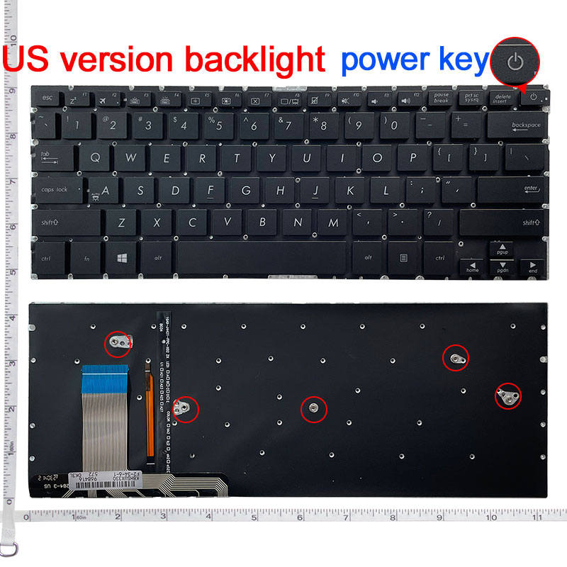 Nieuwe US laptop Zwart toetsen - Gaming Keyboard Backlit recensie en prijs